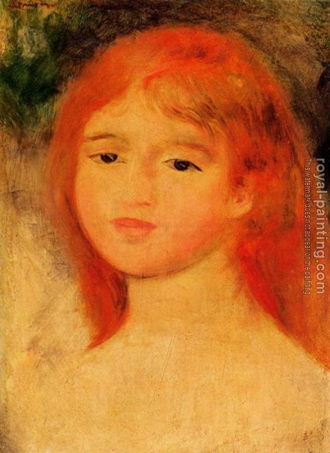 Pierre Auguste Renoir : Girl with Auburn Hair